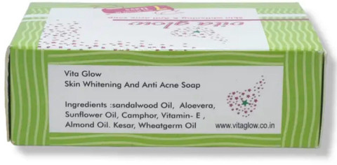vita glow skin whitening soap