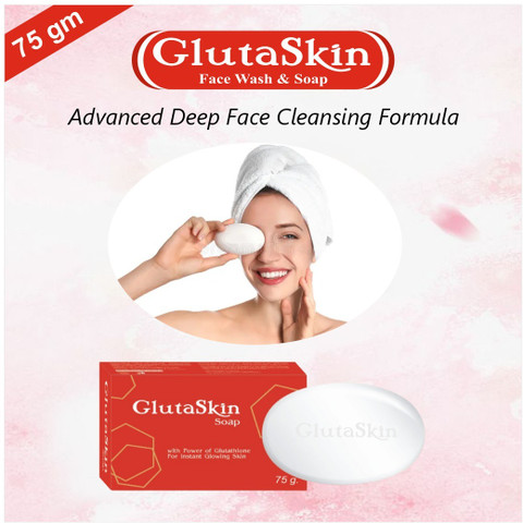GLUTASKIN Soap with Power of Glutathione For instant Glowing Skin Soap