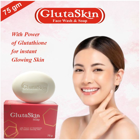 GLUTASKIN Soap with Power of Glutathione For instant Glowing Skin Soap