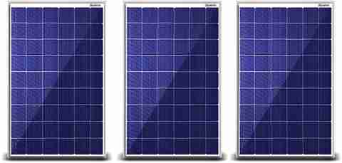 Microtek SOLAR PV MODULE 165W 12V Pack of 3 Solar Panel Price in India ...
