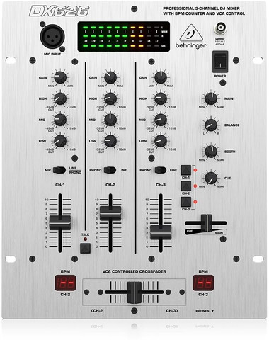 ♬ Behringer DX626 DJ Mixer (3 Channels) Analog Sound Mixer Price in
