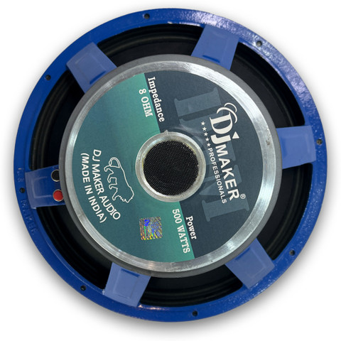Buy DJ Maker 15 Inch 500 Watts BLUE 500 W PA Speaker Online from