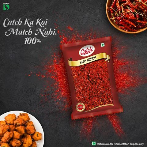 Catch KUTI LAL MIRCH RED CHILLI POWDER 200 GRAMS PACK OF 1 Price