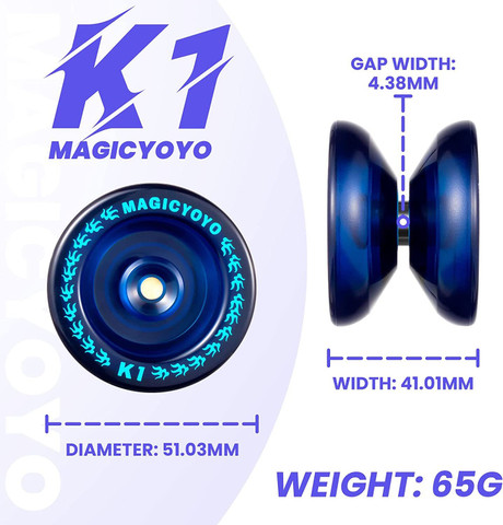 MAGICYOYO Responsive Yoyo K1 Plus, Professional Trick Yoyo for
