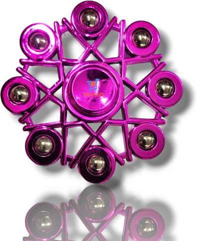 Shivsoft Mettalic 8 Goli Big Size Pink Fidget Puzzle Ball Bearing