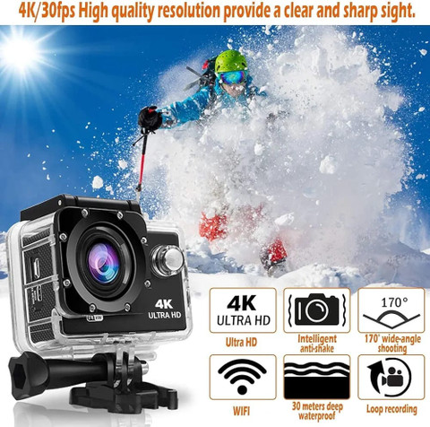 ZXpro ACTION-021545 WATERPROOF 4K Wifi 30M Waterproof Action ZXpro ACTION-021545 WATERPROOF 4K Wifi 30M Waterproof Action