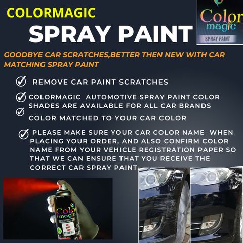COLORMAGIC HYUNDAI TITAN GREY SPRAY PAINT FOR i10,VENUE,XCENT,i20,VERNA ...