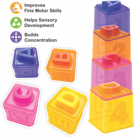 zokato Kiddy's Play World 6 in 1 Toys Play Set for Kids - Kiddy's