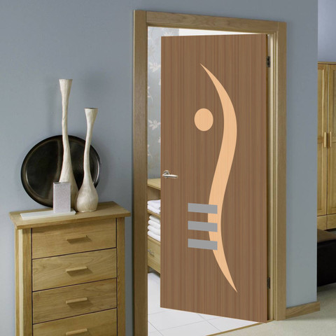 (*^▽^*) JDMEDIASOLUTION 24 inch Door Decorative Wallpaper Sticker