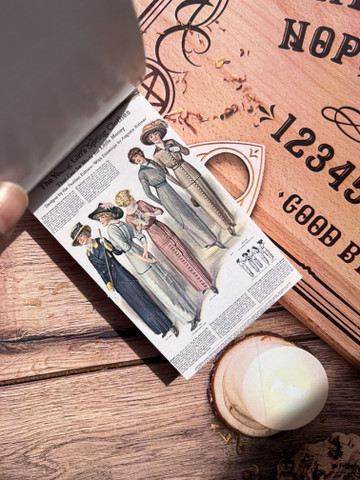 SHOP ABC 10.7 cm Vintage Time Sticker Book | sticker book contains
