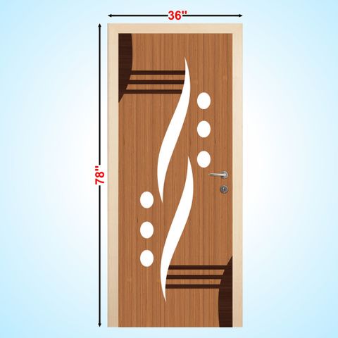 JDMEDIASOLUTION 24 inch Door Decorative Wallpaper Sticker