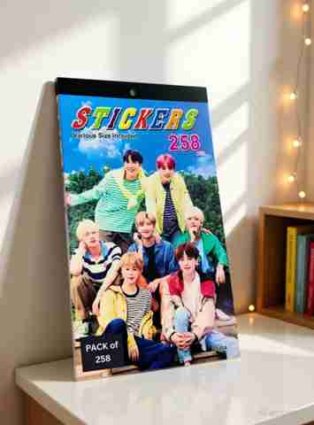 AARSHE FASHION 2 inch BTS Sticker Book | Pack of 258 Premium K-POP