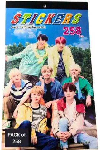 AARSHE FASHION 2 inch BTS Sticker Book | Pack of 258 Premium K-POP