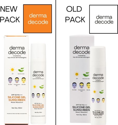 Derma Ecode derma decode Sunscreen - SPF 50 PA++++ Waterproof Sunscreen Gel for ...
