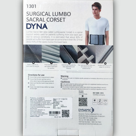 Dyna Surgical lumbo Sacral Corset Back / Lumbar Support - Buy Dyna ...