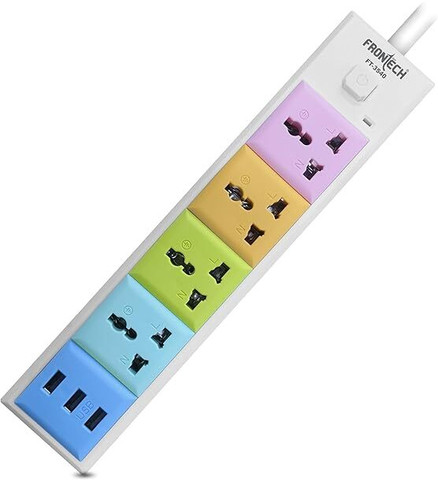 Frontech FT-3539 5 Socket Extension Boards Price in India - Buy