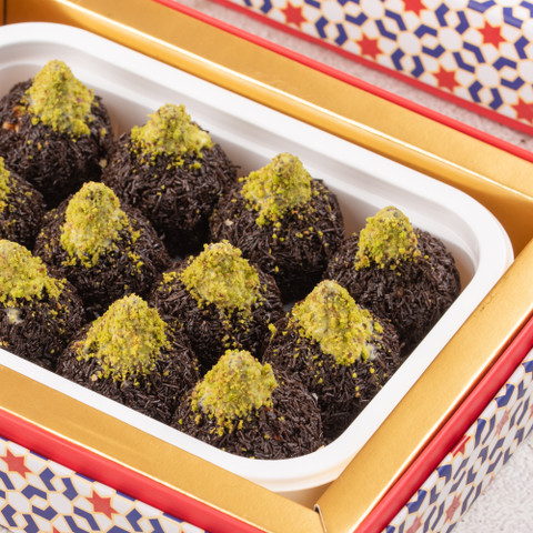 The Baklava Box Chocolate Pistachio Kunafa Modak 250 Gms Festive