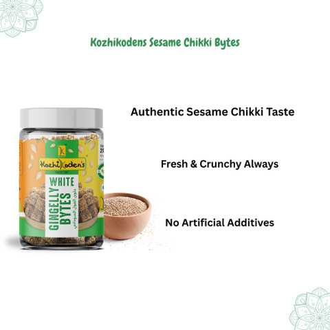 kozhikoden's White Sesame Bites Traditional Kerala Sesame Chikki