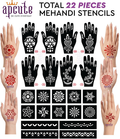henna drawings on paper