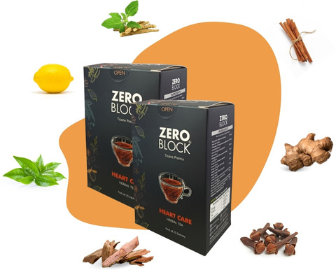 Senera ZERO BLOCK Heart Care Herbal Tea - Arjuna, Cinnamon