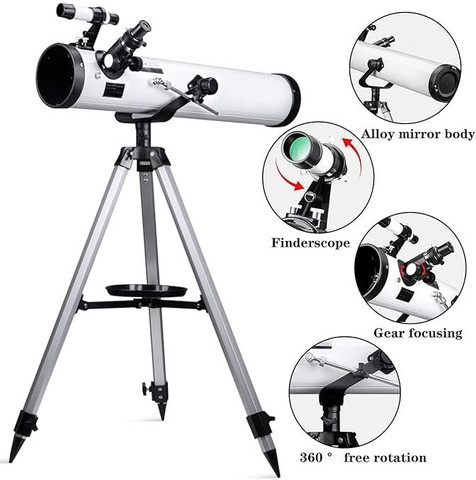 pullox Space Hunter 76az 175x350x Reflecting Telescope Price in