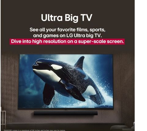 LG 217 cm (86 inch) Ultra HD (4K) NanoCell Smart WebOS TV with 86 INCH ...