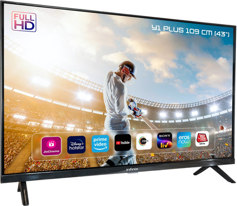 Infinix 109 cm (43 inch) Full HD LED Smart Linux TV with Jio