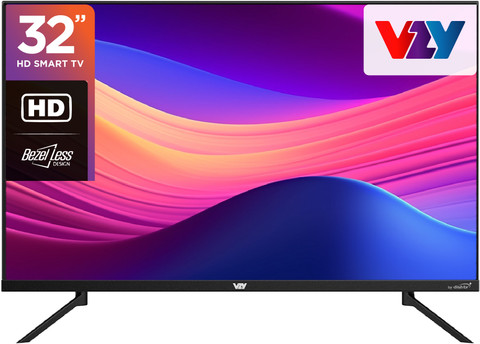 VZY by DishTV 80 cm (32 inch) HD Ready LED Smart Android Based TV
