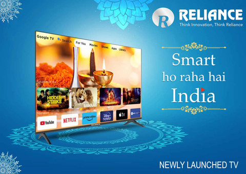 Reliance Led Tv Reliance 81.01 cm (32 inch) HD Ready LED Smart Android TV with Android ...