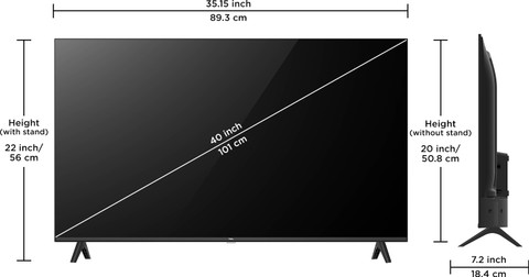 TCL S5400A 101 cm (40 inch) Full HD LED Smart Android TV with