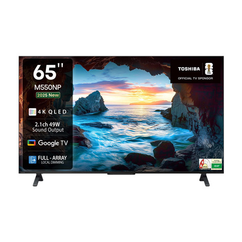TOSHIBA 164 cm (65 inch) QLED Ultra HD (4K) Smart Google TV with