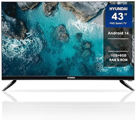 Hyundai 108 cm (43 inch) Full HD LED Smart Android TV with Android