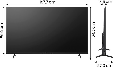 Hisense A6H 189 cm (75 inch) Ultra HD (4K) LED Smart Google TV