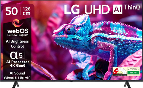 LG AI TV UR7500 126 cm (50 inch) Ultra HD (4K) LED Smart WebOS TV