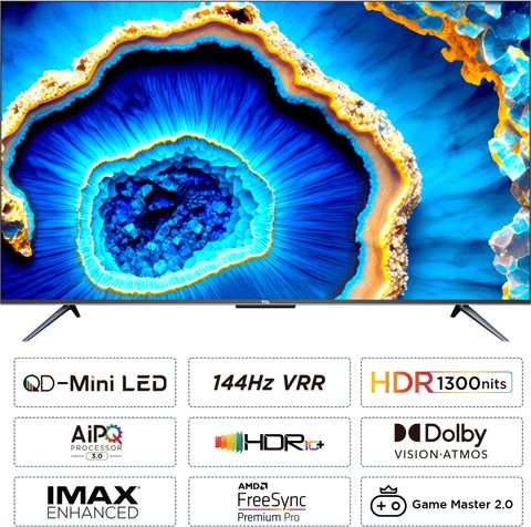 TCL C755 189 cm (75 inch) Ultra HD (4K) Mini LED Smart Google TV