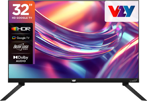 VZY by DishTV 80 cm (32 inch) Full HD LED Smart Google TV 2025