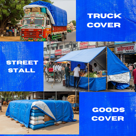 VG TARP HDPE UV TREATED TARPAULIN 12FT WIDTH 12 FT LONG FOR