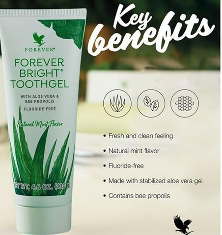FOREVER Bright Toothgel With Aloevera & Bee Propolis Natural Mint Flavour  (130G Each) Toothpaste - Buy Baby Care Products in India | Flipkart.com