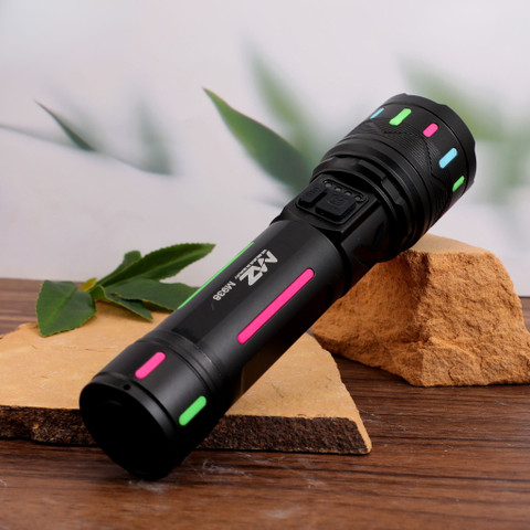 MZ M938 (RECHARGEABLE LED METAL TORCH) 150W Zoomable, 5 Modes