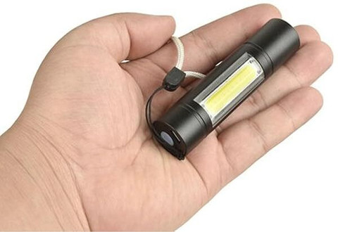 Stybits V466 (ZOOMABLE METAL LED TORCH)3 Modes Flashlight, Super