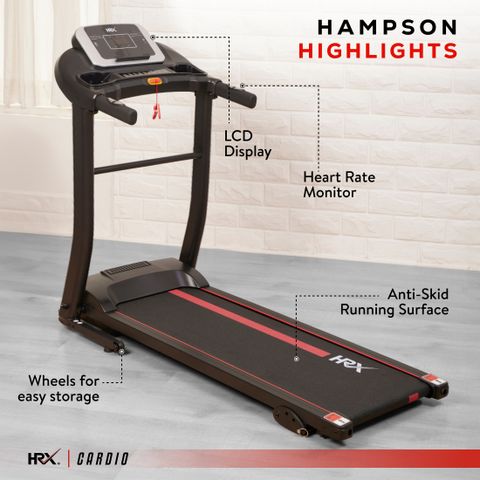 Hrx100 HRX Hampson 3hp Peak, Max Weight:100Kg, 3Level, Manual Incline For Home ...