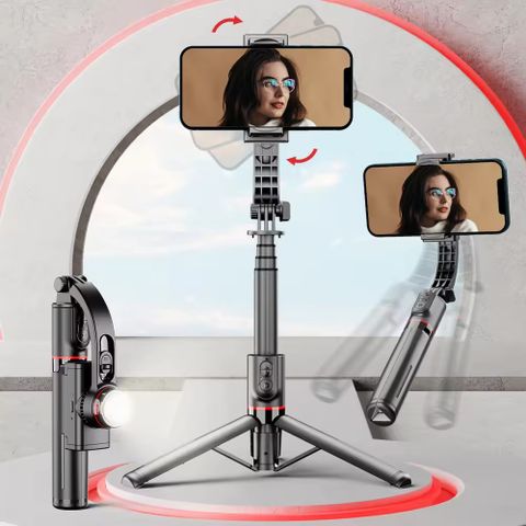 RETRACK L19s Gimbal Stabilizer with Fill Light, Black - Image 5