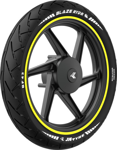 JK TYRE BLAZE RYDR BF43 90/80-17 Front Two Wheeler Tyre Price in
