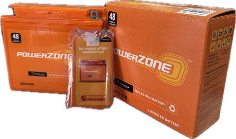 POWERZONE AUC-PZ-48PZTX7R 7 Ah Battery for Bike Price in India