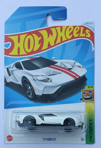 HOT WHEELS HW EXOTICS 9/10 17 FORD GT TOY CAR - HW EXOTICS 9/10 17