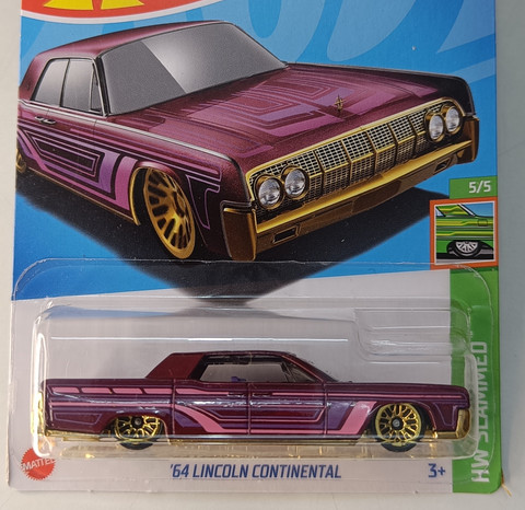 ホットウィール 64 LINCOLN CONTINENTAL 5台 HOT WHEELS 64 LINCOLN CONTINENTAL 5/5 HW SLAMMED 246/250 EDITION