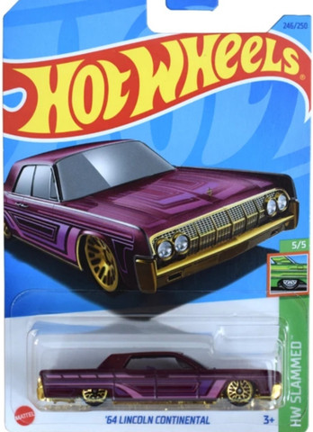 HOT WHEELS '64 LINCOLN CONTINENTAL DIECAST TOY VEHICLE - '64