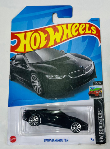 Toptoysindia Hot Wheels BMW i8 Road Ster 2023 Edition -Black - Hot