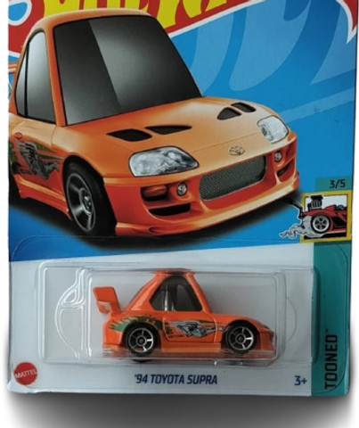 Hot Wheels Toyota Supra 2012 ジャンク Hot Wheels Fast & Furious Tooned 94 Toyota Supra 1:64 Scale