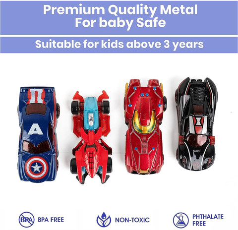 Hot Wheels Avengers ミニカー 8個セット Mattel Hot Wheels Marvel